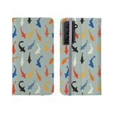 Fish Pattern Samsung Folio Case By Artists Collection