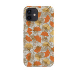 Fall Ginkgo Biloba Pattern iPhone Snap Case By Artists Collection