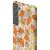 Fall Ginkgo Biloba Pattern Samsung Snap Case By Artists Collection