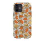 Fall Ginkgo Biloba Pattern iPhone Tough Case By Artists Collection