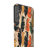 Exotic Modern Leaves Pattern Samsung Tough Case By Artists Collection