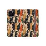 Exotic Modern Leaves Pattern iPhone Folio Case By Artists Collection