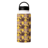 Exotic Lemons Pattern Water Bottle By Artists Collection