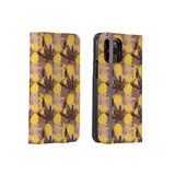 Exotic Lemons Pattern iPhone Folio Case By Artists Collection