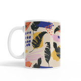 Exotic Banana Leaves Pattern Coffee Mug By Artists Collection