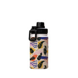 Exotic Banana Leaves Pattern Water Bottle By Artists Collection
