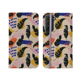 Exotic Banana Leaves Pattern Samsung Folio Case By Artists Collection