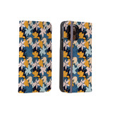 Exotic Flowers Pattern iPhone Folio Case By Artists Collection