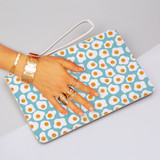 Egg Pattern Clutch Bag By Artists Collection
