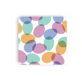 Easter Eggs Pattern Coaster Set By Artists Collection