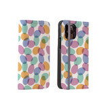 Easter Eggs Pattern iPhone Folio Case By Artists Collection