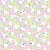 Bright Easter Bunny Pattern Design By Artists Collection