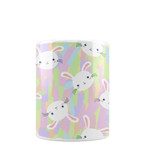 Bright Easter Bunny Pattern Coffee Mug By Artists Collection