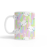 Bright Easter Bunny Pattern Coffee Mug By Artists Collection