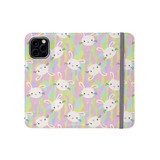 Bright Easter Bunny Pattern iPhone Folio Case By Artists Collection