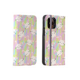 Bright Easter Bunny Pattern iPhone Folio Case By Artists Collection