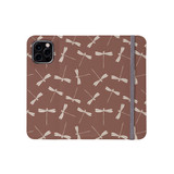 Dragonfly Pattern iPhone Folio Case By Artists Collection