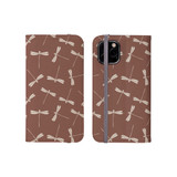 Dragonfly Pattern iPhone Folio Case By Artists Collection
