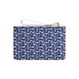 Dolphins Pattern Clutch Bag By Artists Collection