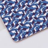 Dolphins Pattern Clutch Bag By Artists Collection