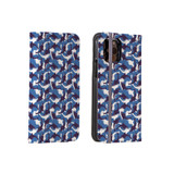 Dolphins Pattern iPhone Folio Case By Artists Collection
