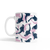 Dolphin Pattern Coffee Mug By Artists Collection
