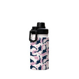 Dolphin Pattern Water Bottle By Artists Collection