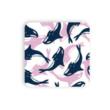 Dolphin Pattern Coaster Set By Artists Collection