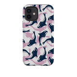Dolphin Pattern iPhone Tough Case By Artists Collection