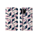 Dolphin Pattern iPhone Folio Case By Artists Collection