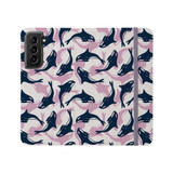 Dolphin Pattern Samsung Folio Case By Artists Collection