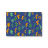 Desert Cactuses Pattern Canvas Print By Artists Collection