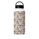 Creative Floral Collage Pattern Water Bottle By Artists Collection