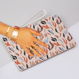 Creative Collage Pattern Clutch Bag By Artists Collection