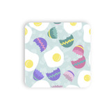 Cracked Eggs Pattern Coaster Set By Artists Collection