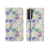 Cracked Eggs Pattern Samsung Folio Case By Artists Collection