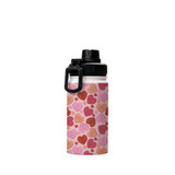 Conversation Hearts Pattern Water Bottle By Artists Collection