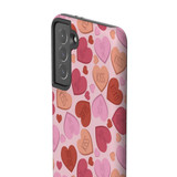 Conversation Hearts Pattern Samsung Tough Case By Artists Collection