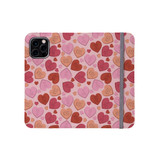 Conversation Hearts Pattern iPhone Folio Case By Artists Collection