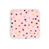 Confetti Pattern Coaster Set By Artists Collection