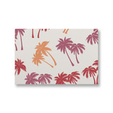Colorful Palm Trees Pattern Canvas Print By Artists Collection