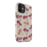 Colorful Palm Trees Pattern iPhone Tough Case By Artists Collection