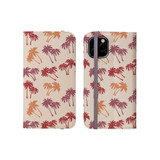 Colorful Palm Trees Pattern iPhone Folio Case By Artists Collection