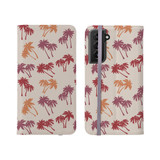 Colorful Palm Trees Pattern Samsung Folio Case By Artists Collection