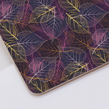 Colorful Leaves Outline Pattern Clutch Bag By Artists Collection