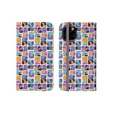 Colorful Forms Pattern iPhone Folio Case By Artists Collection