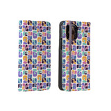 Colorful Forms Pattern iPhone Folio Case By Artists Collection