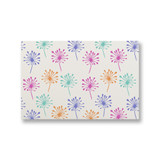 Colorful Dandelion Pattern Canvas Print By Artists Collection