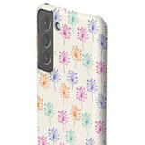 Colorful Dandelion Pattern Samsung Snap Case By Artists Collection