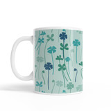 Clover Pattern Coffee Mug By Artists Collection